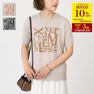 PATOU（パトゥ） ニット トップス 半袖ニット コットン ジャカード