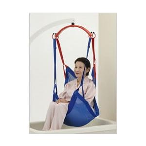 モリトー) スリングシート 入浴用 パオメッシュブルー ハーフサイズ