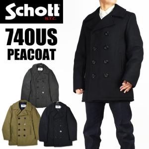 Schott N.Y.C（ショット） Schott Pコート ピーコート ウール メルトン