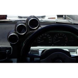 S14 シルビア 3連メーターパネル メーターフード 追加メーター FRP