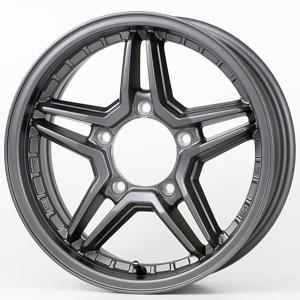 JAOS（ジャオス） EXCEL JX3 16x6.0J±0 5H139.7 マットガンメタリック