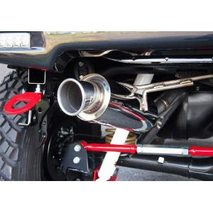 ジムケンタック ジムニー JB23 ヘリテージ左出しマフラー(マフラー認証