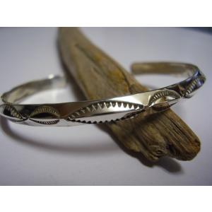 シルバー バングル レディース トライアングル インディアンジュエリー