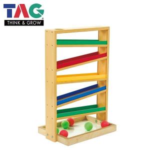 木のおもちゃ ドイツ 木製 知育玩具 送料無料・NICスロープ 転がる