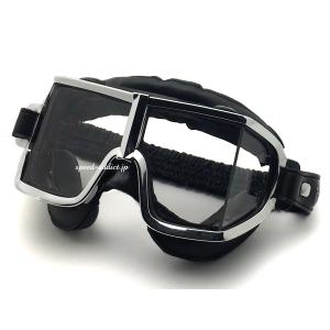 CLIMAX 500 GOGGLE BLACK × CLEAR/クライマックスゴーグル鉄スクーター