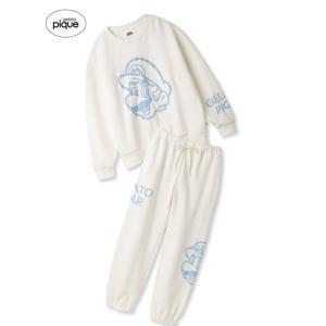 ダッフィー カーディガン ジェラートピケ ジェラピケ レディース