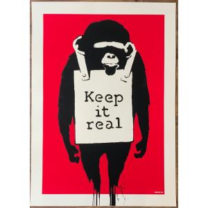 Banksy バンクシー KATE MOSS ケイトモス WCP リプロダクション シルク