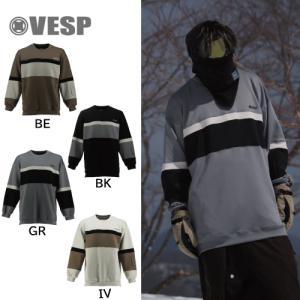 VESP（ベスプ） 23-24モデル メンズ レディース スウェット 撥水クルー