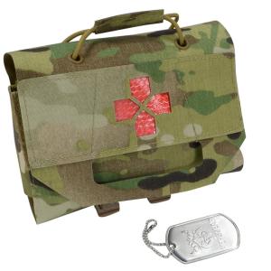 アメリカ軍放出品 IFAK ポーチ ACUデジタル SEKRI 米軍 インサート