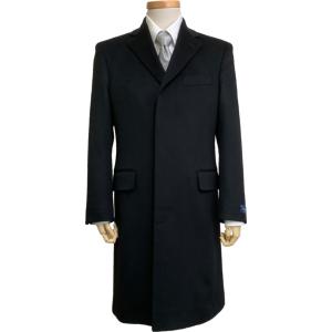 ZEGNA（ゼニア） チェスターコート ダブル ロング カシミヤ100％ 黒