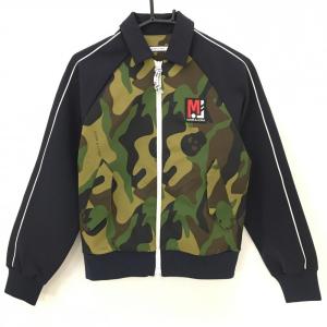 MARK&LONA（マークアンドロナ） ジップパーカー ネイビー×白 総柄