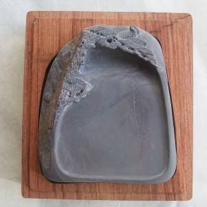 緑端渓硯 山水硯 約7.8吋 一点物 すずり : 書道用品 緑風店 - 通販
