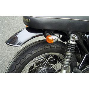 OSCAR（オスカー） リアフェンダーショートB 黒ゲル W650 W400