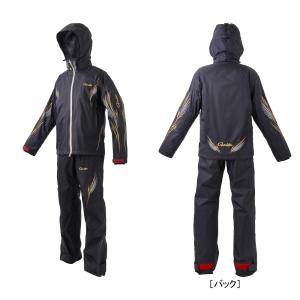 Gamakatsu（がまかつ） フィッシングレインスーツ GM3658 ブラック