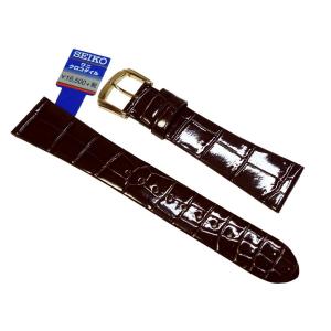 SEIKO（セイコー） 腕時計 時計 ベルト 19mm SEIKO DEL3 クロコダイル