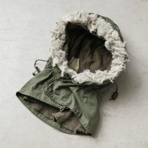 デッド 米軍実物 1977” M65 パーカー / ジャケット 用 フード 白タグ