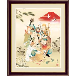 肉筆色紙 七福神 佐藤浩二 : 大瑠堂 - 通販 - Yahoo!ショッピング