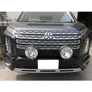 ロードハウス デリカ D5 前期 KADDIS フォグランプガード ステンレス