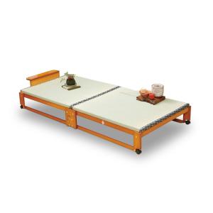 中居木工 折りたたみ カラー畳 ベッド ロータイプ Sサイズ NK-2712