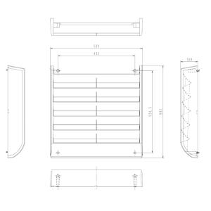 ダイキン（DAIKIN） KDB55J160F オーケー器材 ラウンドフロー用パネル