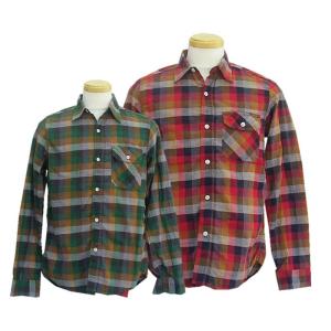 CHALLENGER（チャレンジャー） オンブレチェック長袖ネルシャツ : Nana