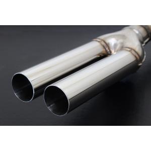 スリーキャッツ ACR50W 50エスティマ 2.4L アエラス マフラー チタン風