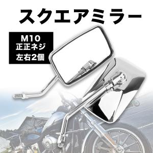 ☆ネイキッドミラー 10mm 正ネジSET！【ロングステム】 ＊FTR223