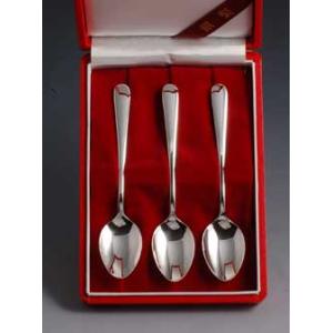 銀製カトラリー「鶴亀」スプーンセット : 銀食器・銀製器の老舗上田