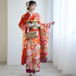 振袖 レンタル 成人式 21点セット レトロ 振袖 成人式セット 花