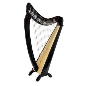 沙羅ハープ アンティーク アクイラ弦 23弦 ハープ レバーハープ アイ