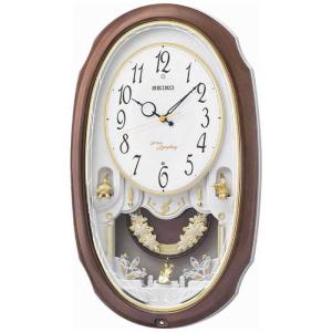 SEIKO からくり ウェーブシンフォニー 電波 掛時計 RE579S : 時計と