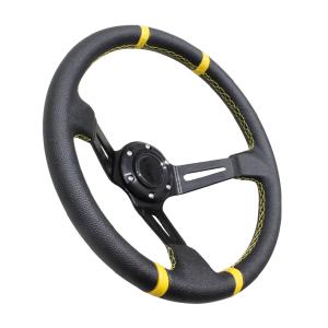 モモ形状 MOMO ディープコーン 競技用 ステアリング 35Φ350mmスタンス