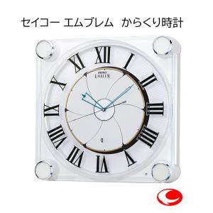 セイコーメロディ置時計エンブレム SEIKO電波置き時計 HW528B