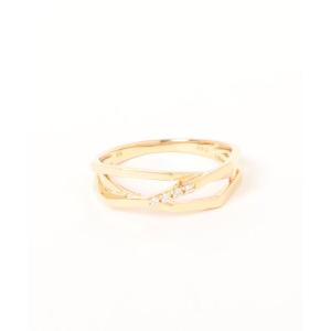 con affetto 指輪 リング K18デザインリング レディース : ZOZOTOWN