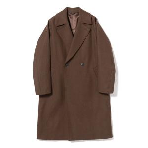 Hevo イーヴォ ブラック 4205-LAMI725 ウールノーカラーコート