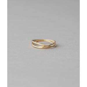 ete（エテ） 指輪 リング 「レイヤード」 K10YG ダイヤモンド リング