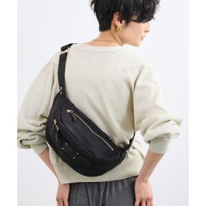 NAOTO SATOH ウエストポーチ スクエアボディバッグ レザー メンズ