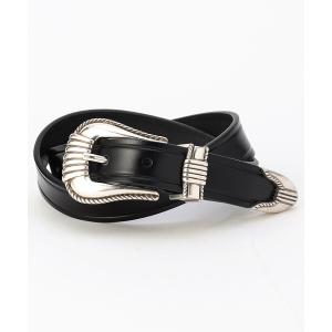 TORY LEATHER（トリーレザー） ベルト 3/4 inch 3-Piece Silver Buckle