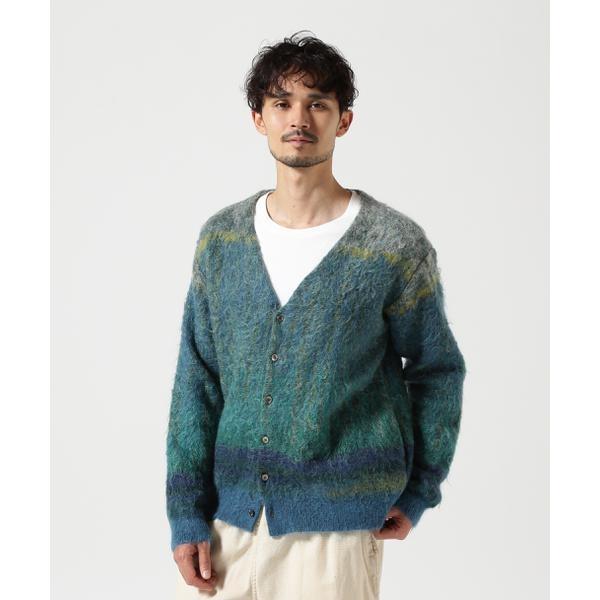 ガーデン YOKE／ヨーク／KID MOHAIR WOOL BRUSHED TREE JAQUARD CARD