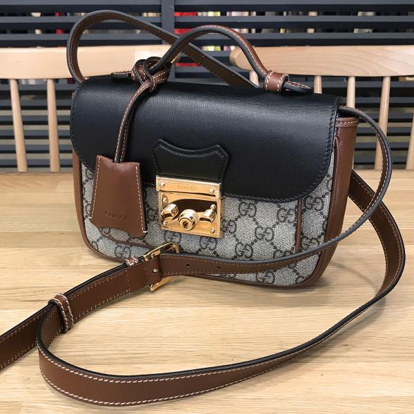GUCCI（グッチ） 【新品同様】グッチ GGスプリーム パドロック ミニ