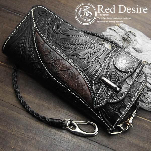 メンズ長財布 ブランド Red Desire レッドデザイヤー 牛革本革