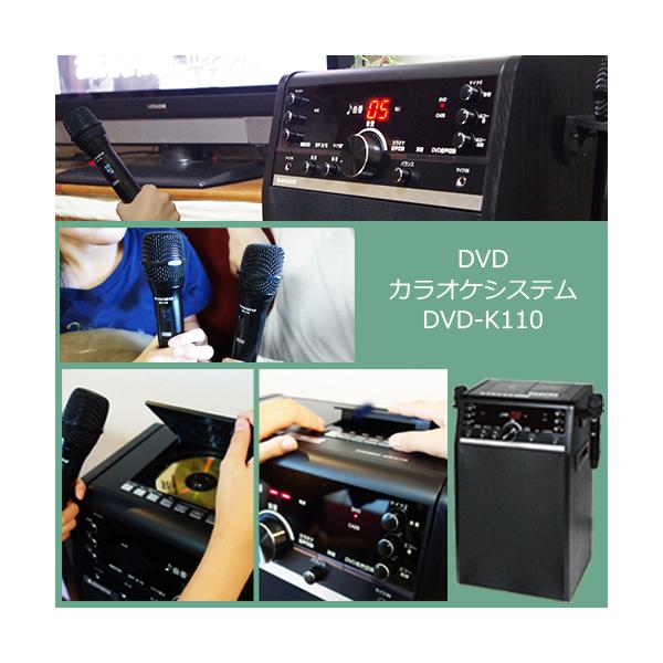 ANABAS（アナバス） DVDカラオケシステム DVD-K110 ワイヤレスマイク