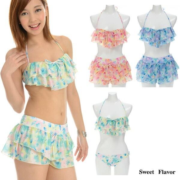 水着 レディース シェルフリルビキニ /SweetFlavor : CDMCLOSET - 通販