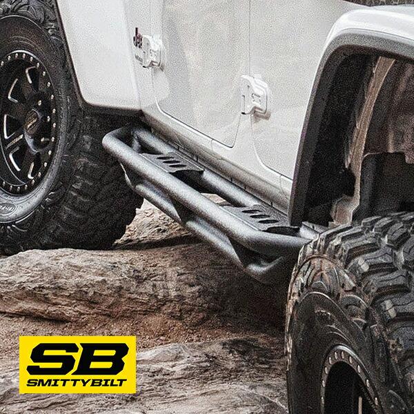 Smittybilt 正規品】 SRC サイドアーマー サイドステップ 77634 艶なし