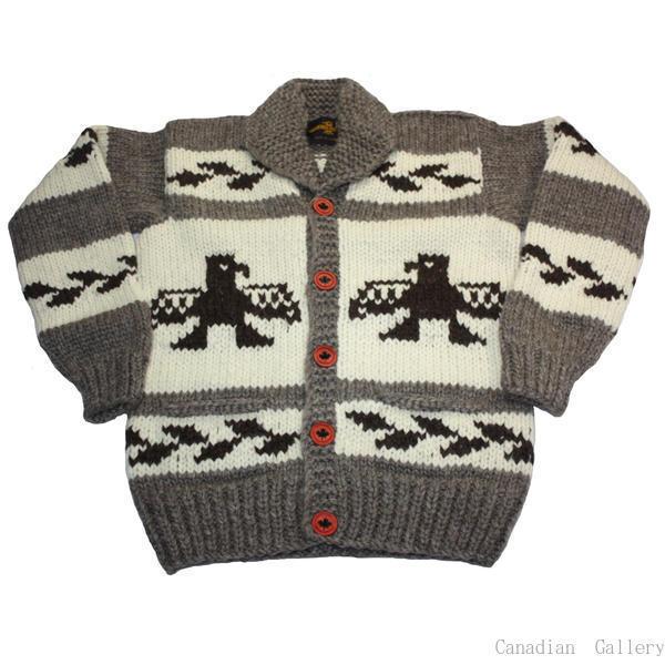 Sサイズ カウチンセーター カナダ・フライヤーフックス社製