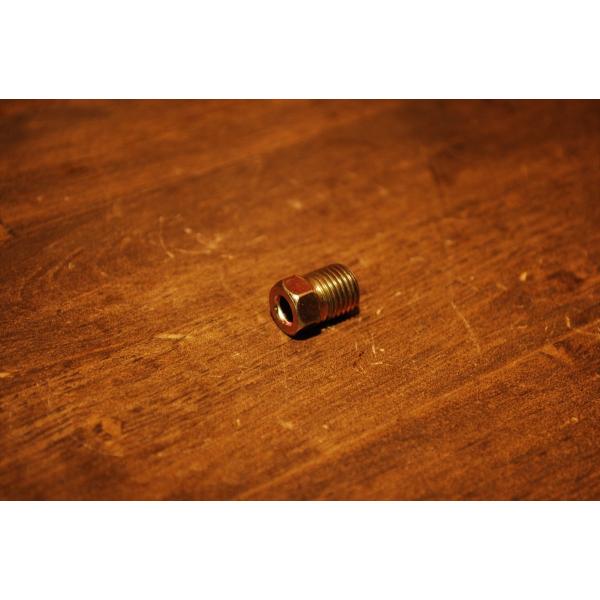 フレアナット スチール製 3/16インチパイプ用 3/8-24ネジ インバー