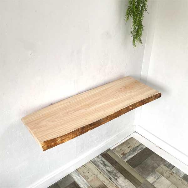 送料無料 無垢板 カウンターテーブル 棚板 無垢 桧 ひのき テーブル 一