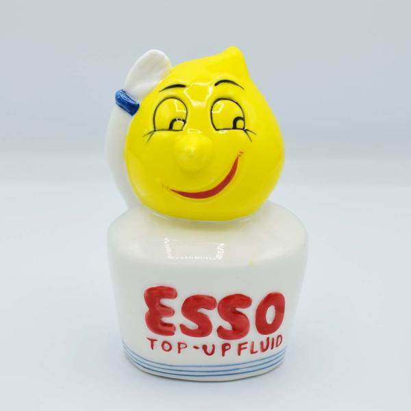 ESSO BOY 陶器 コインバンク / エッソボーイ 貯金箱 ガレージ