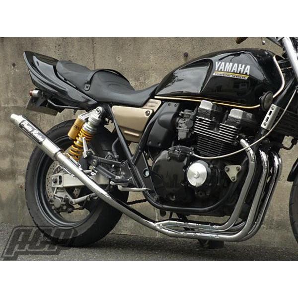 プリティー製 XJR400 4HM 極 タイプ2 4-2-1 マフラー メッキ