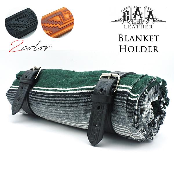 RAA LEATHER ブランケットホルダー 全2色 本革 レザーベルト キャリー